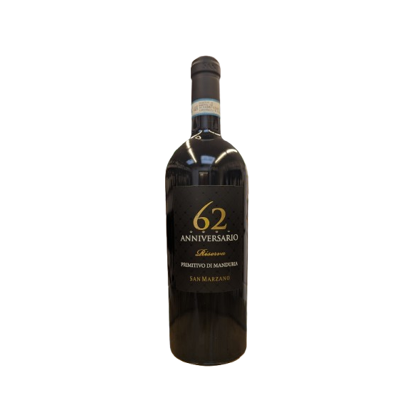 San Marzano 'Anniversario 62', Primitivo di Manduria Riserva