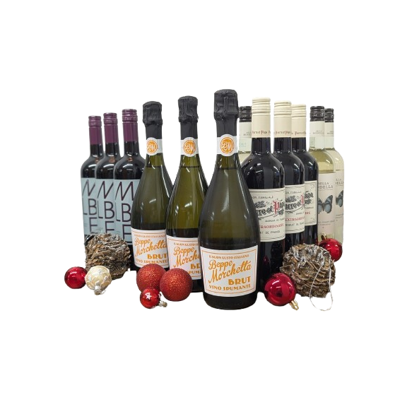 Christmas Party Twelve Bottle Box