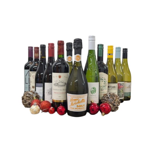 Festive Mixed Twelve Bottle Wine Case