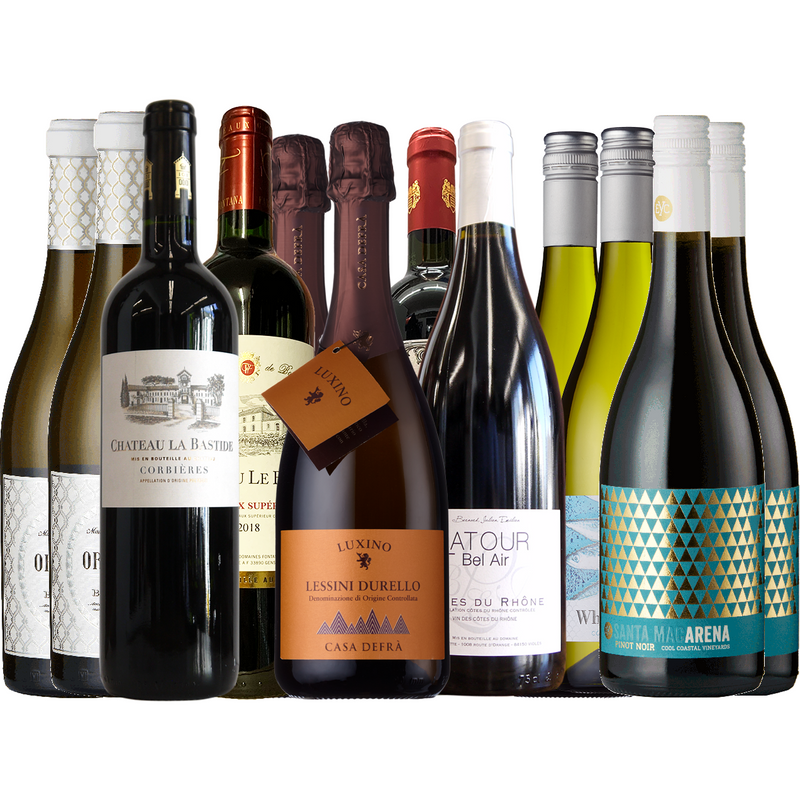 Mixed Twelve Bottle Wine Case